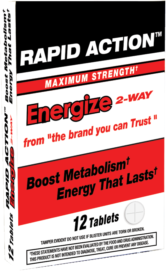RAPID ACTION ENERGIZE 12 CT PACKS (Refill)